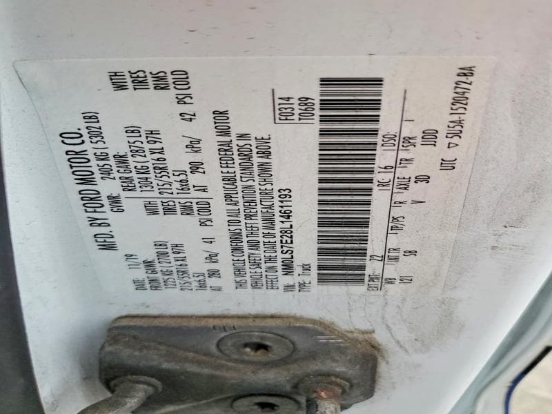 2020 FORD TRANSIT CONNECT XL 13