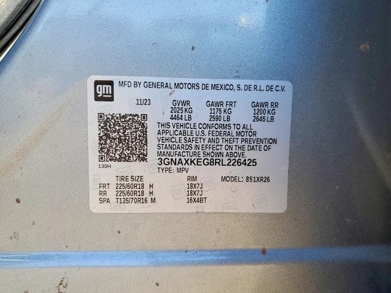 2024 CHEVROLET EQUINOX LT LT 13