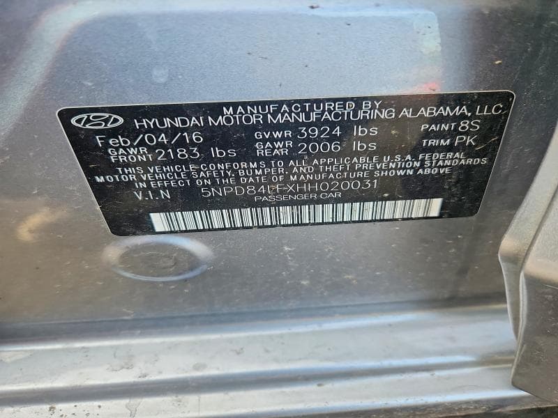 2017 HYUNDAI ELANTRA SE 13