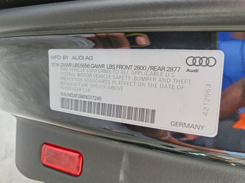2019 AUDI A6 PRESTIGE 12