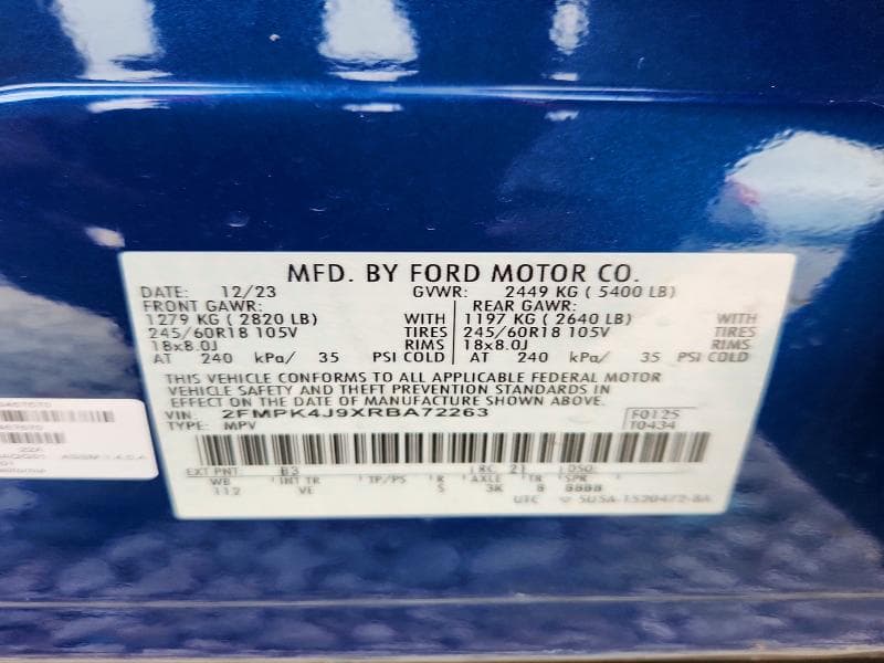 2024 FORD EDGE SEL SEL 12