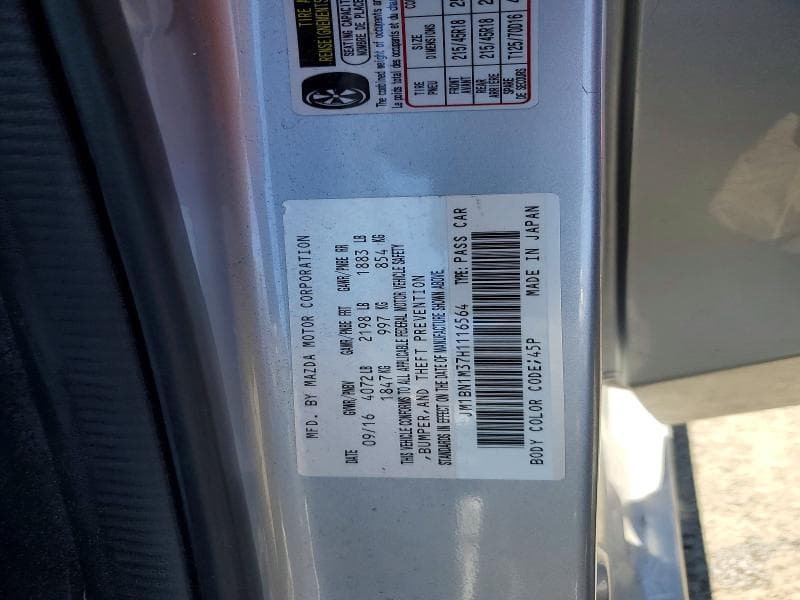 2017 MAZDA 3 GRAND TOURING 12