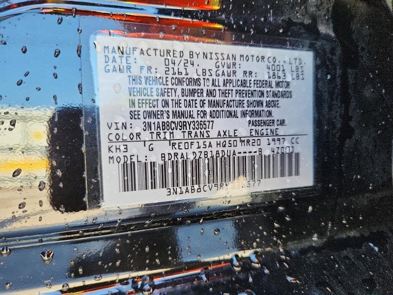 2024 NISSAN SENTRA SV SV 13