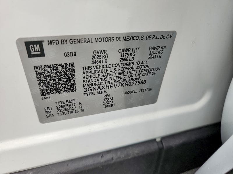 2019 CHEVROLET EQUINOX LS 14