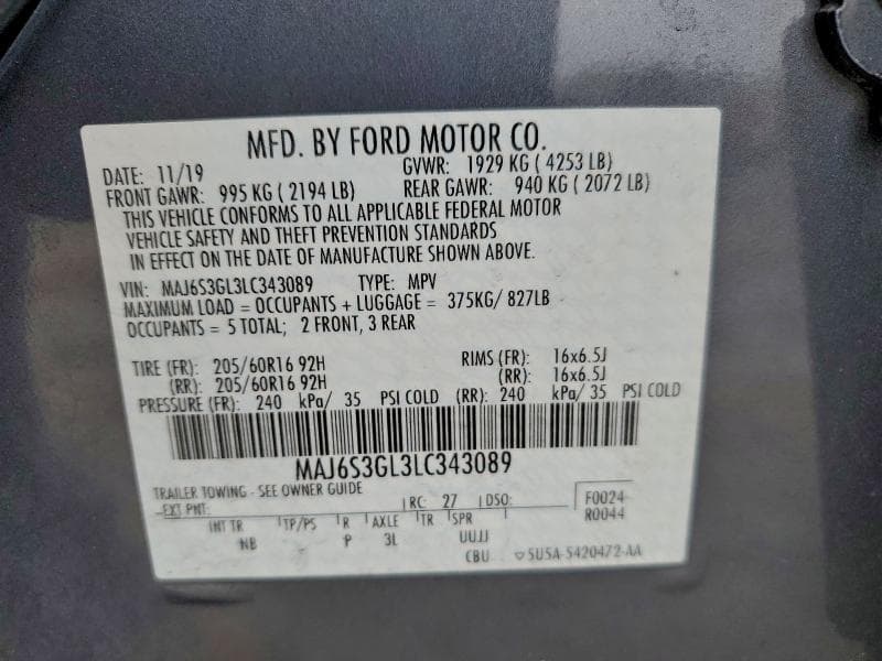 2020 FORD ECOSPORT SE 25