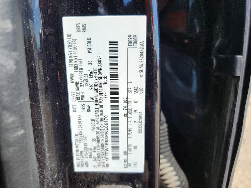2023 FORD F150 SUPERCREW 13
