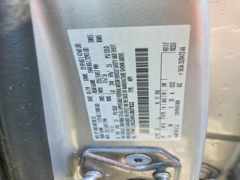 2019 FORD ESCAPE SE SE 13