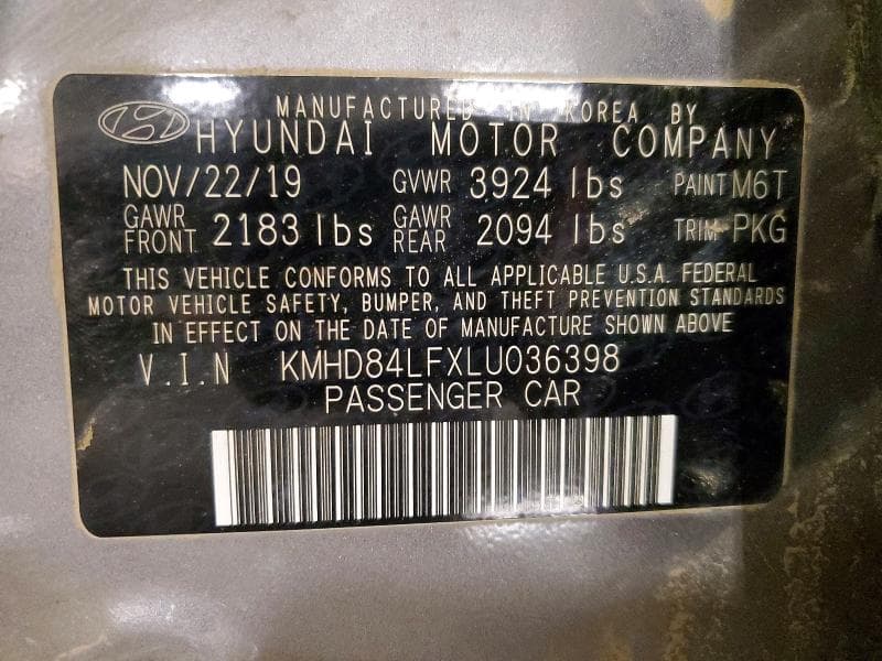 2020 HYUNDAI ELANTRA VALUE EDITION VALUE EDITION 13
