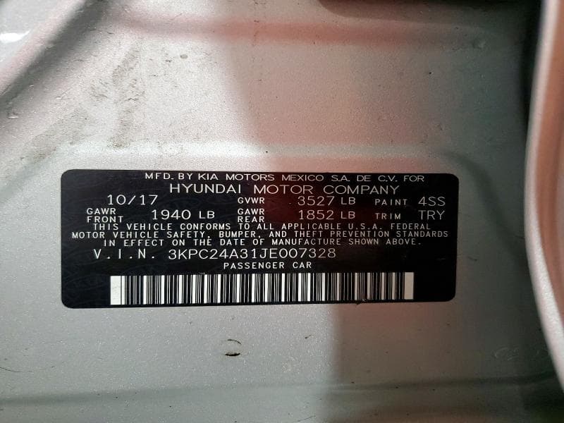 2018 HYUNDAI ACCENT SE 13