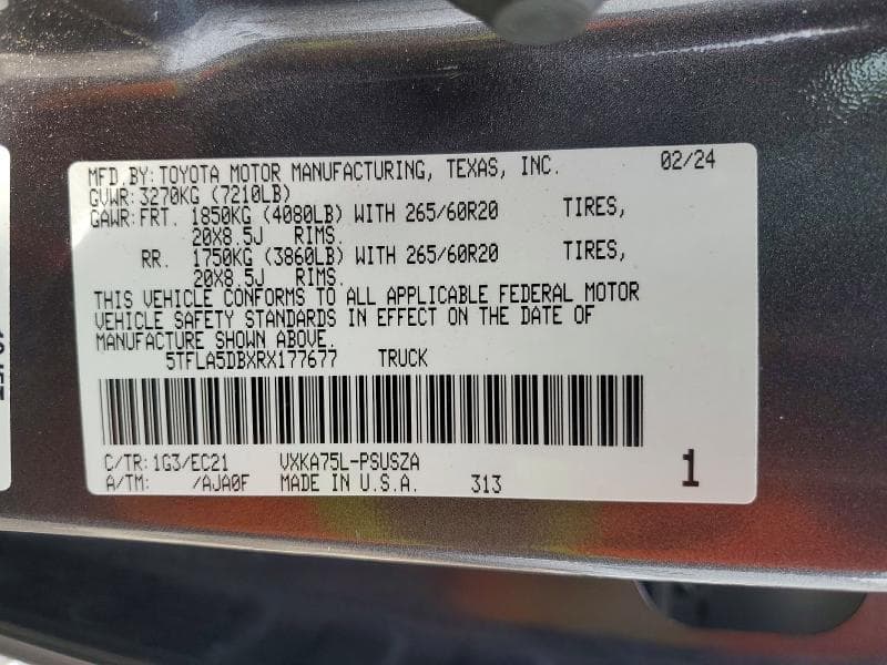 2024 TOYOTA TUNDRA SR5 SR5 14