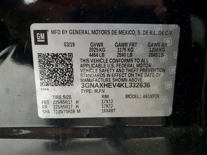 2019 CHEVROLET EQUINOX LS LS 13