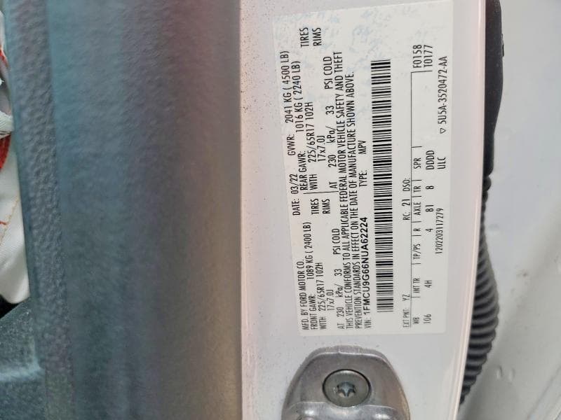 2022 FORD ESCAPE SE 13