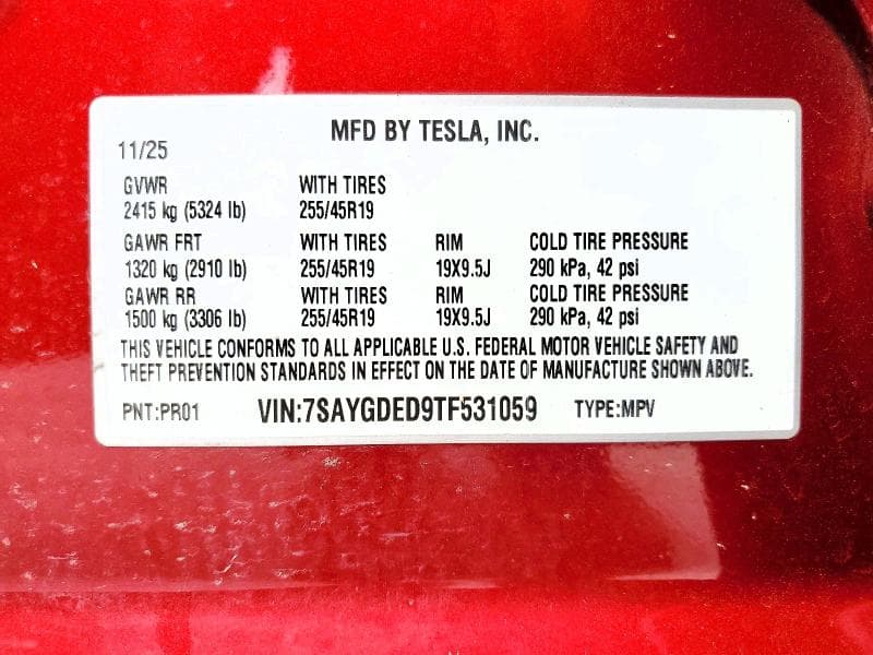 2026 TESLA MODEL Y 13