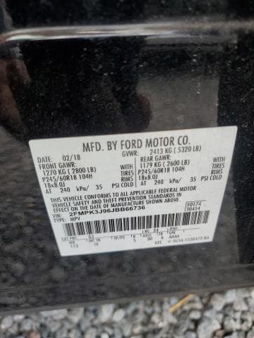 2018 FORD EDGE SEL 13