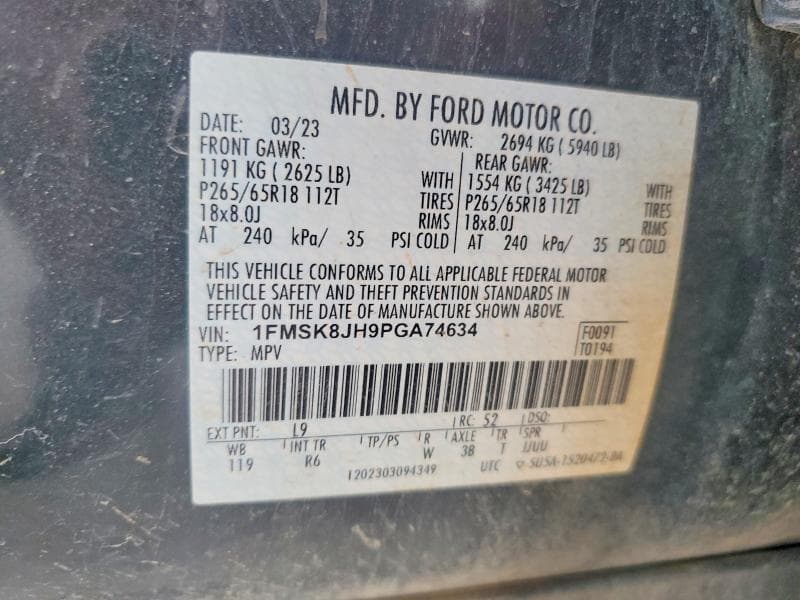 2023 FORD EXPLORER TIMBERLINE 12