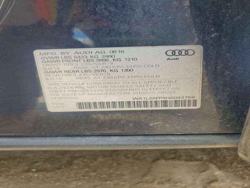 2017 AUDI Q5 PREMIUM PLUS 13