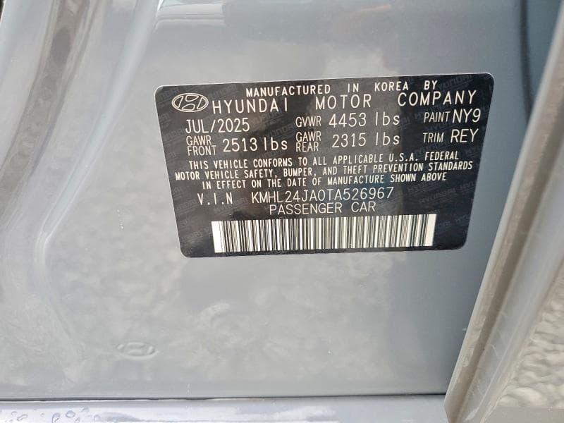 2026 HYUNDAI SONATA SE 12