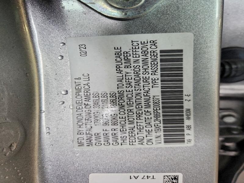 2023 HONDA CIVIC SPORT SPORT 12