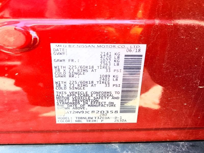 2018 NISSAN ROGUE SL SL 14