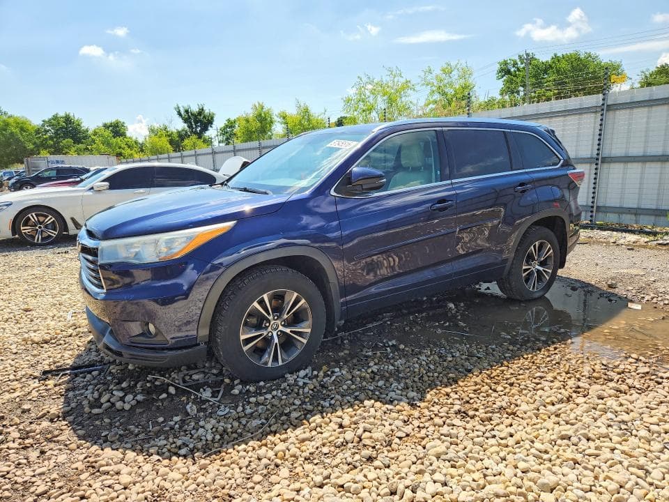 2016 TOYOTA HIGHLANDER XLE
