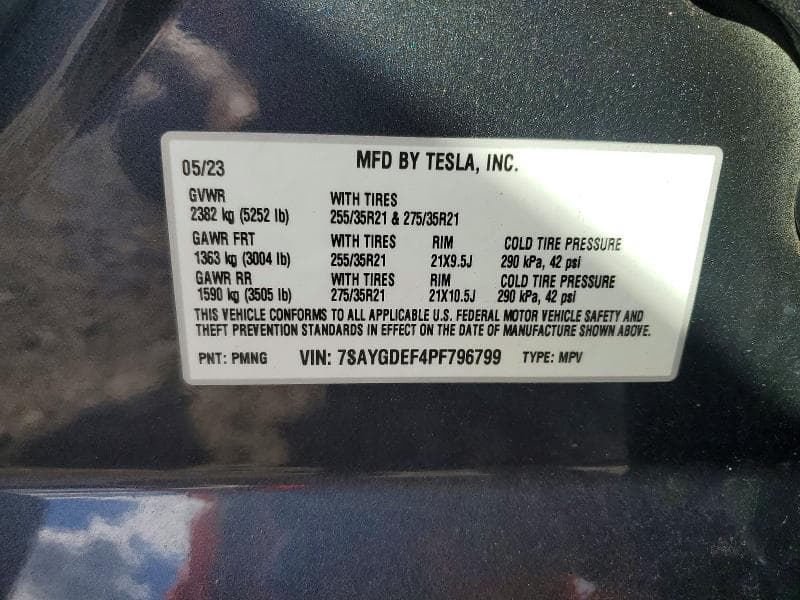 2023 TESLA MODEL Y 12