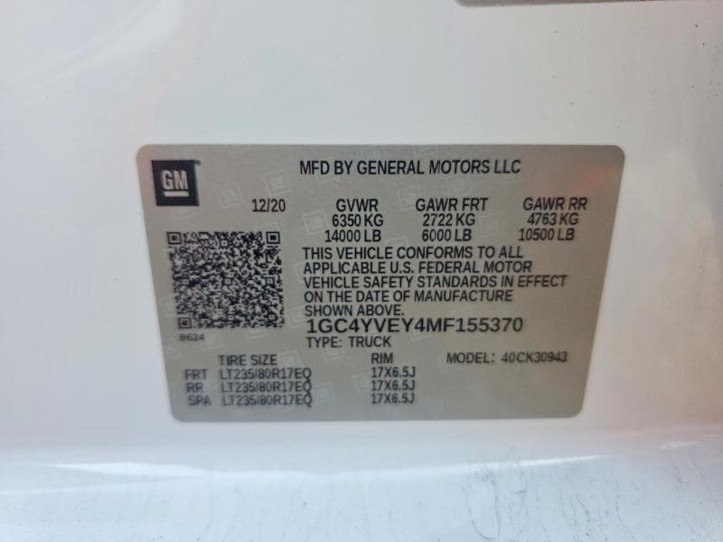 2021 CHEVROLET SILVERADO K3500 HIGH COUNTRY 13