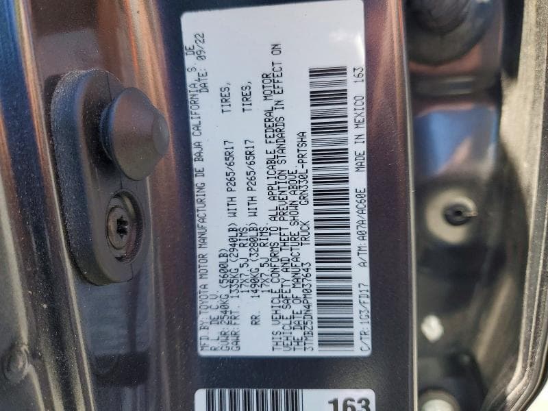 2023 TOYOTA TACOMA TRD SPORT 12