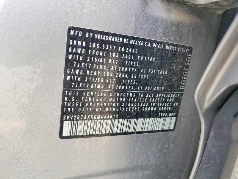 2019 VOLKSWAGEN TIGUAN SE SE 14
