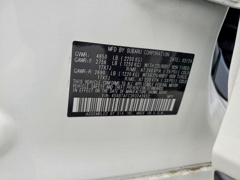 2024 SUBARU OUTBACK PREMIUM 14