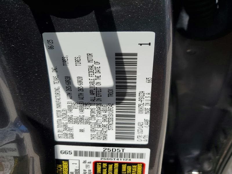 2025 TOYOTA TUNDRA PLATINUM HV 12
