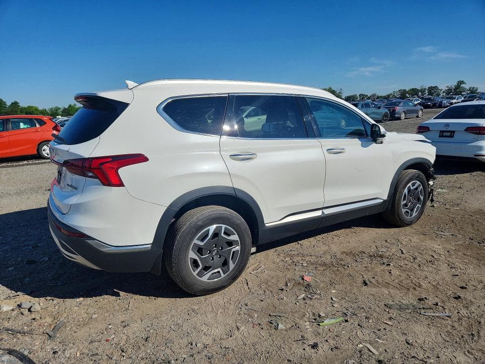 2021 HYUNDAI SANTA FE BLUE 3