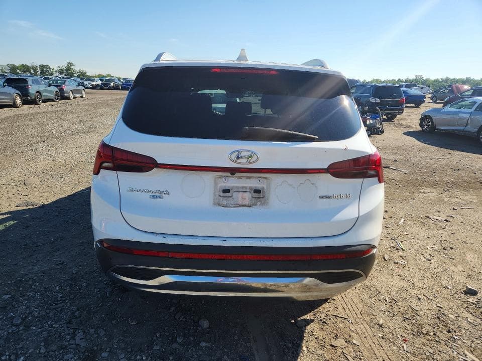 2021 HYUNDAI SANTA FE BLUE 6
