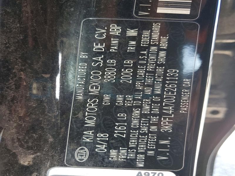 2018 KIA FORTE LX 12