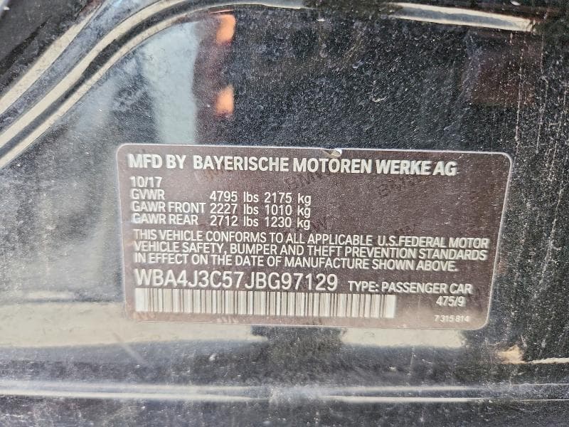2018 BMW 430XI GRAN COUPE 13