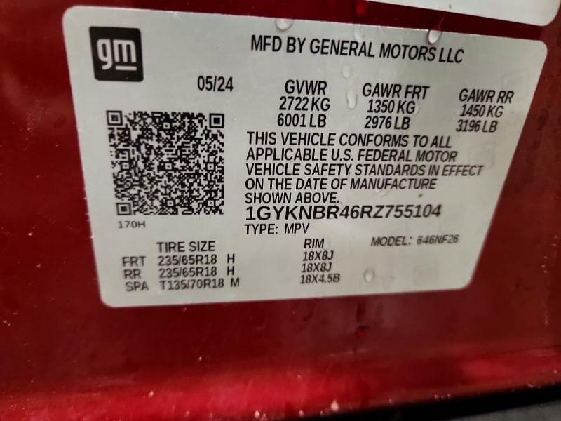 2024 CADILLAC XT5 LUXURY 13
