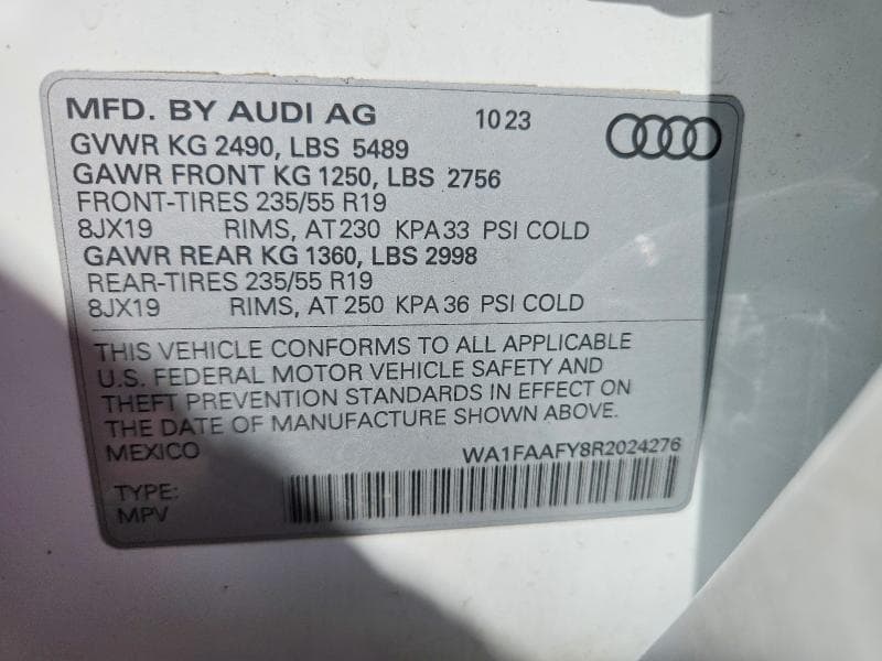 2024 AUDI Q5 PRESTIGE 45 13