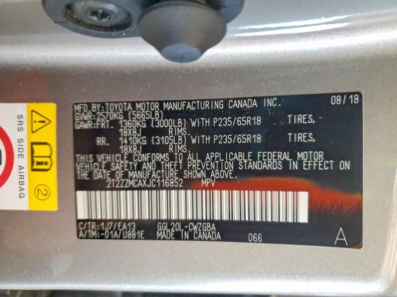 2018 LEXUS RX 350 BASE 13