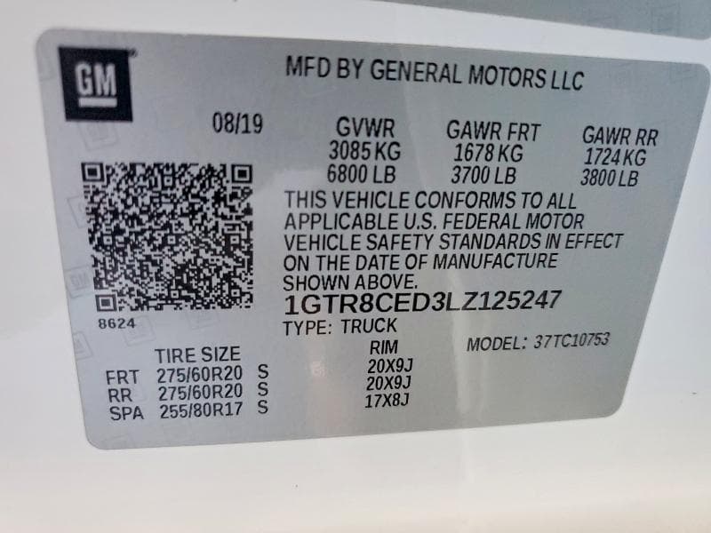 2020 GMC SIERRA C1500 ELEVATION 12
