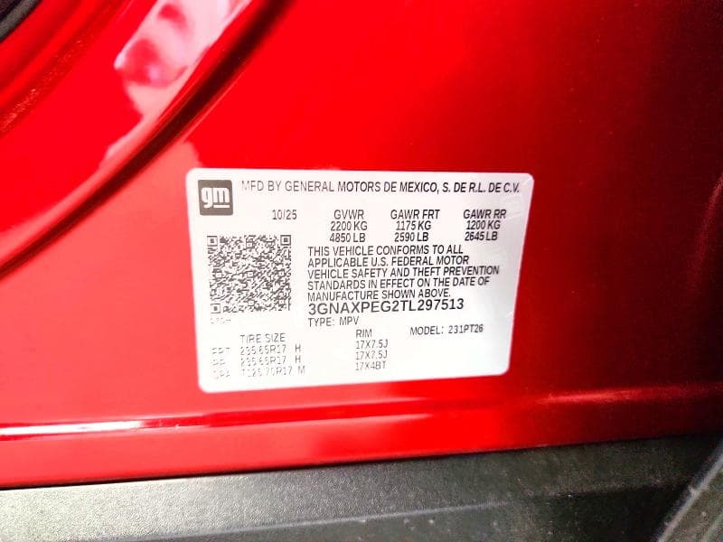 2026 CHEVROLET EQUINOX LT 13
