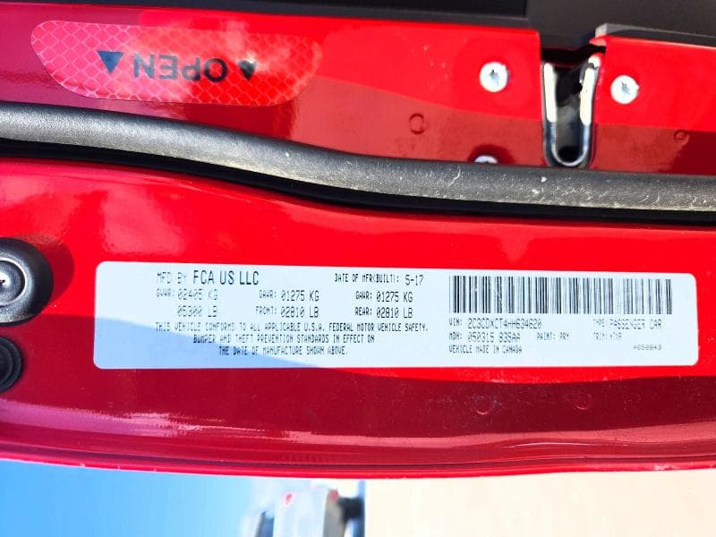 2017 DODGE CHARGER R 12