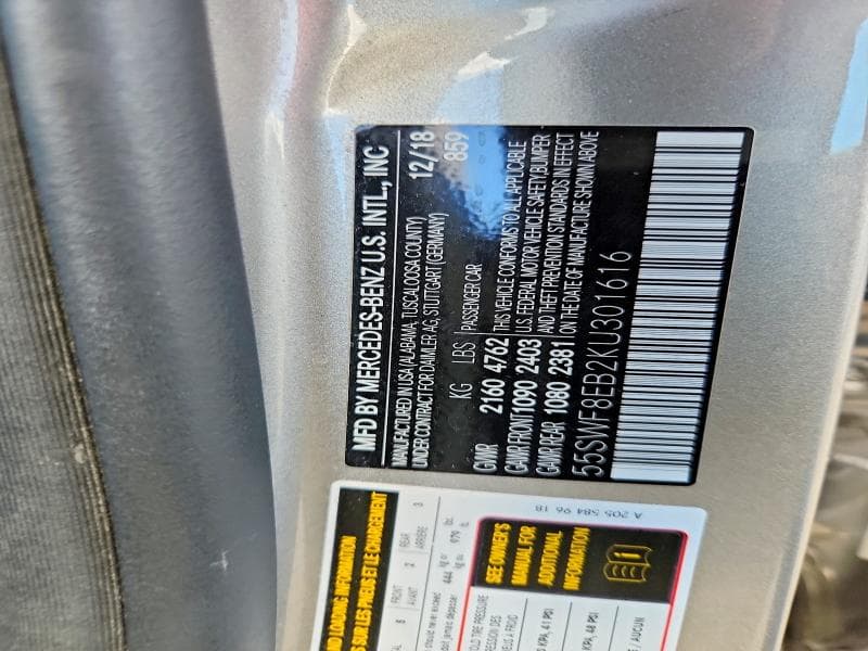 2019 MERCEDES-BENZ C 300 4MATIC 300 4MATIC 13