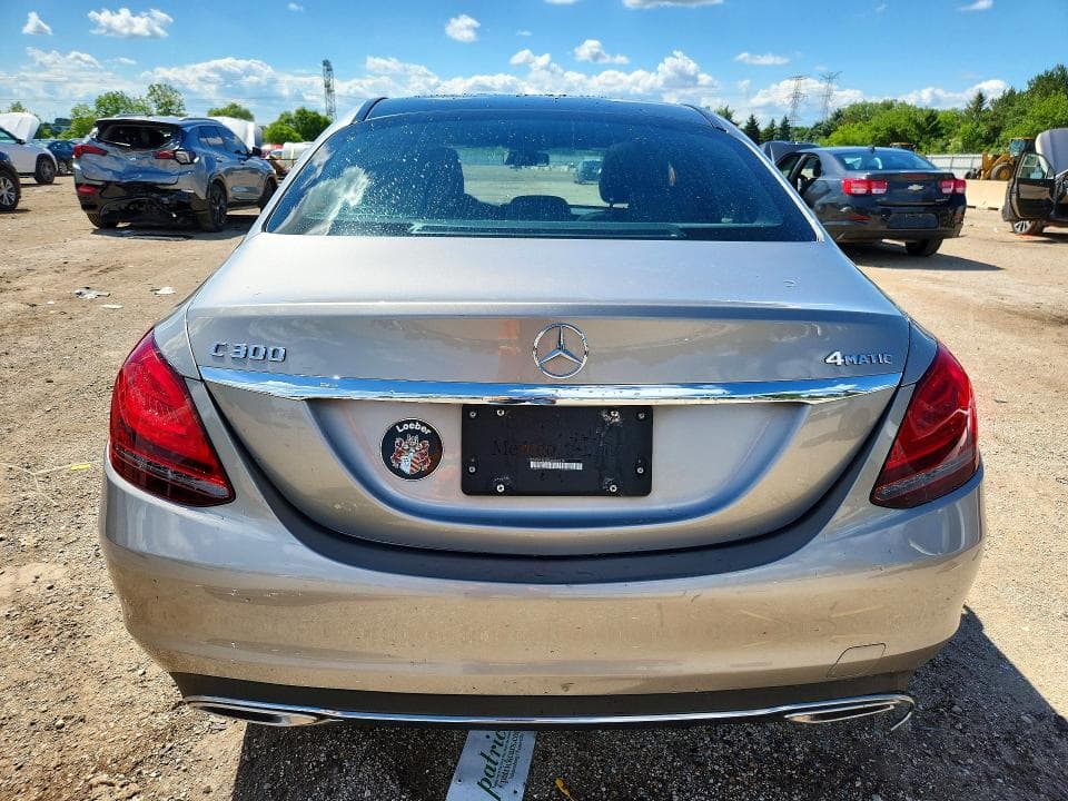2019 MERCEDES-BENZ C 300 4MATIC 300 4MATIC 6