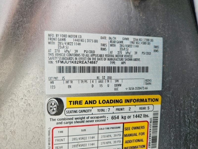 2024 FORD EXPEDITION LIMITED 14