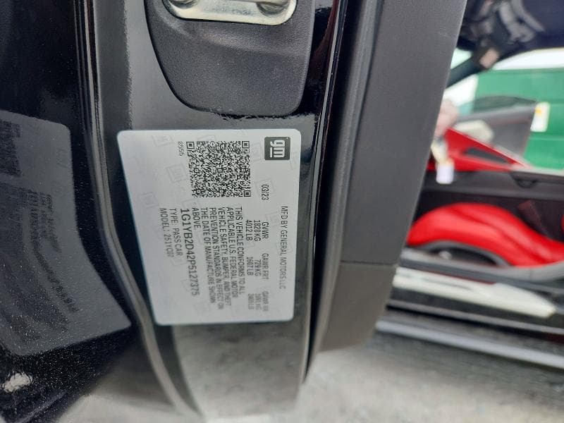 2023 CHEVROLET CORVETTE STINGRAY 2LT 12