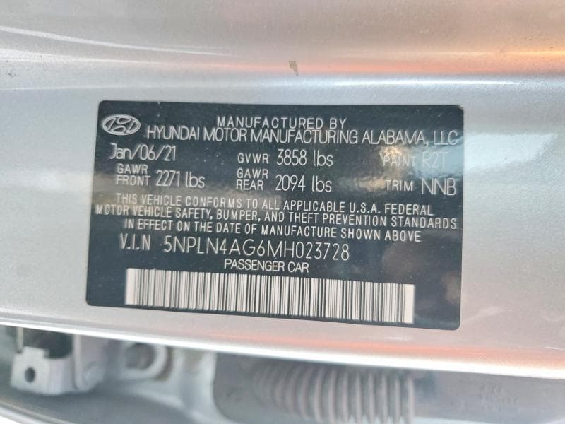 2021 HYUNDAI ELANTRA SEL 13