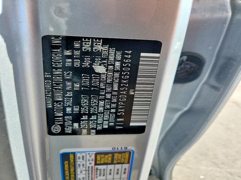 2019 KIA SORENTO LX V6 LX V6 13