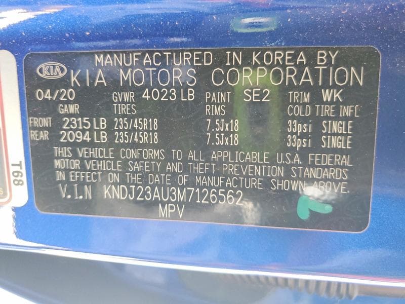 2021 KIA SOUL X-LINE 14
