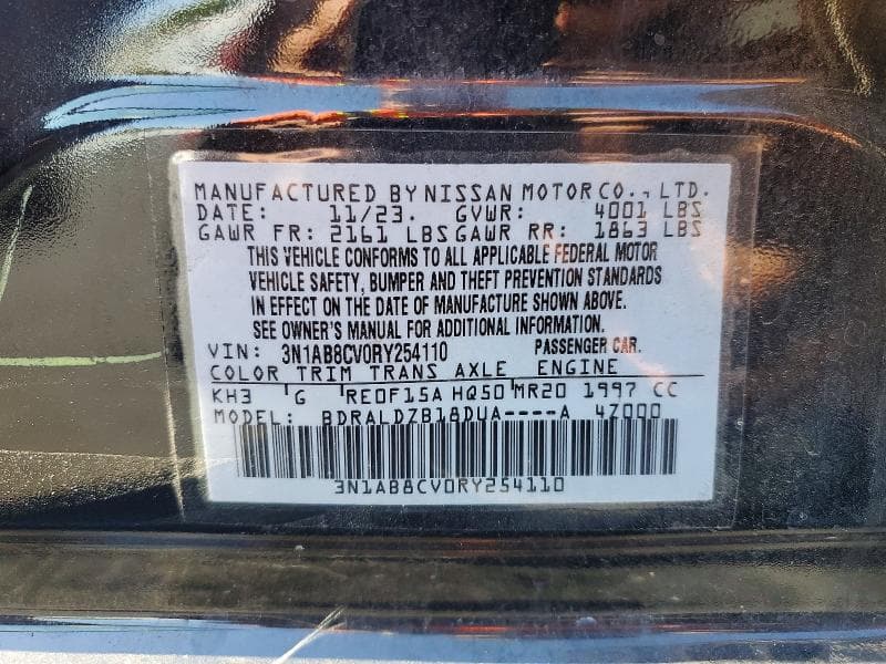 2024 NISSAN SENTRA SV SV 13