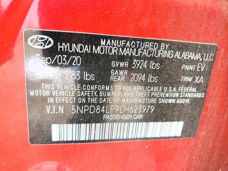 2020 HYUNDAI ELANTRA VALUE EDITION VALUE EDITION 13