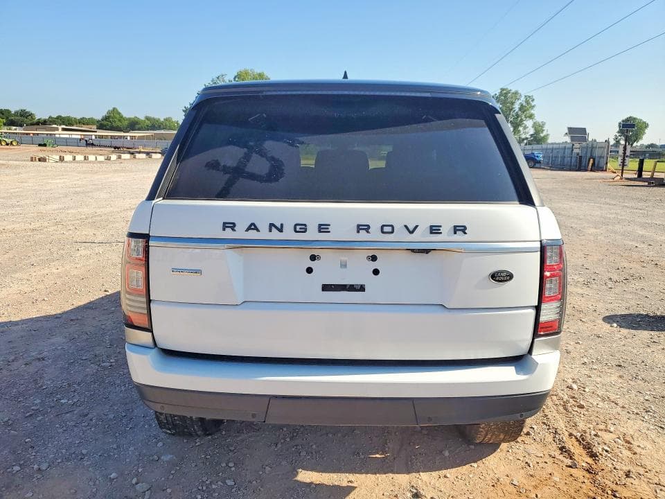 2017 LAND ROVER RANGE ROVER SUPERCHARGED SUPERCHARGED 6